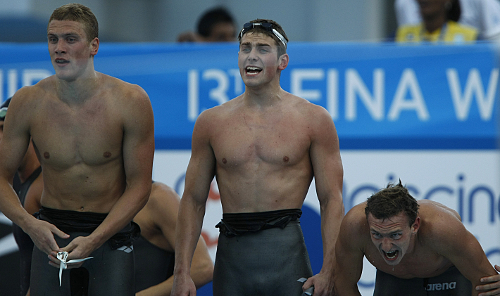 Андрей ГРЕЧИН, Евгений ЛОГУНОВ и Данила ИЗОТОВ. Фото Александр ВИЛЬФ