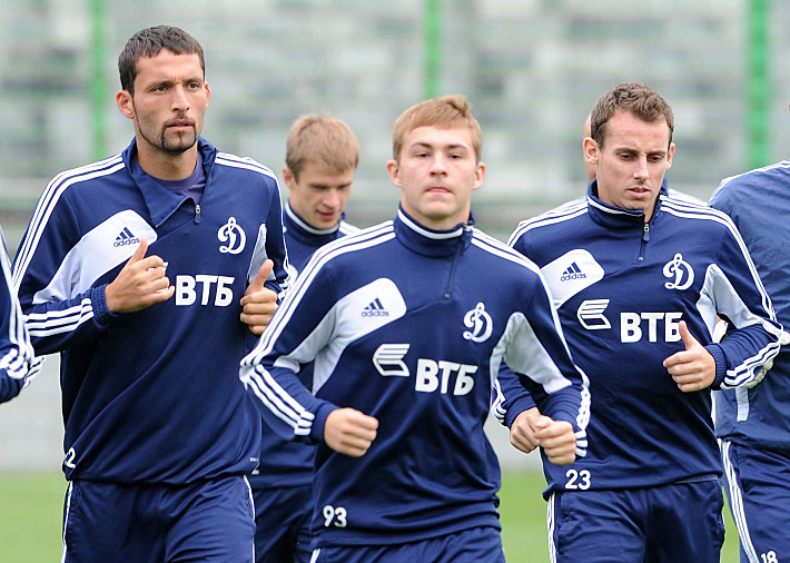 Кевин КУРАНЬИ, Андрей ПАНЮКОВ и Люк УИЛКШИР. Фото Никита УСПЕНСКИЙ,