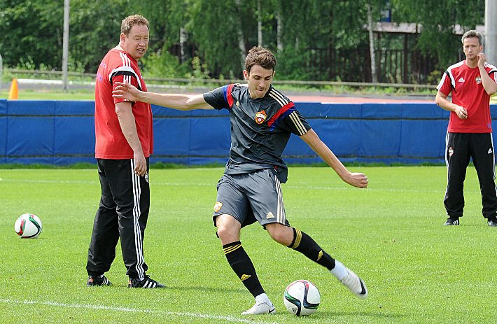 Леонид СЛУЦКИЙ и Константин БАЗЕЛЮК. Фото Алексей ИВАНОВ,